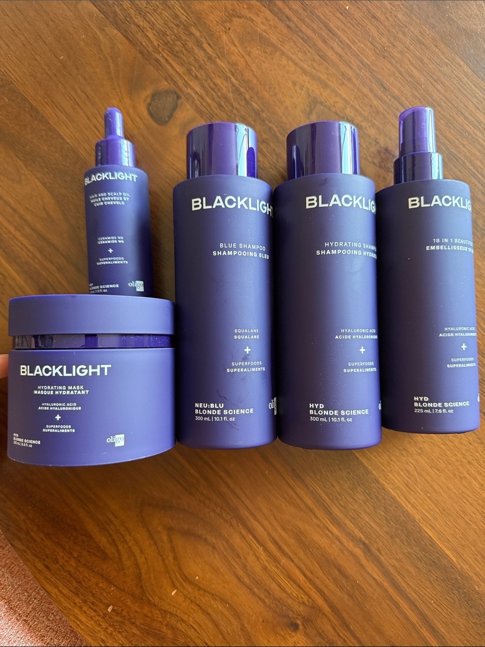 BLACKLIGHT Hydrating Blonde Shampoo & Mask Set - new